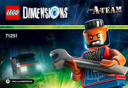 Bauanleitungen LEGO - DIMENSIONS - 71251 - A-Team™ Fun Pack: Page 1