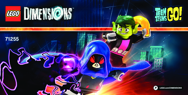 Bauanleitungen LEGO - DIMENSIONS - 71255 - Teen Titans Go!™ Team-Pack: Page 1