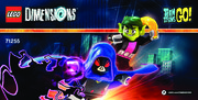 Bauanleitungen LEGO - DIMENSIONS - 71255 - Teen Titans Go!™ Team-Pack: Page 1