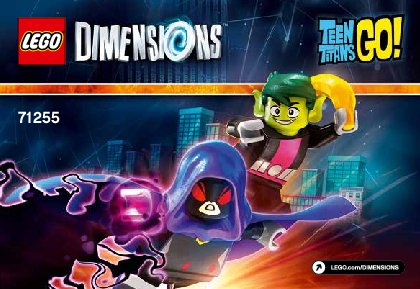 Bauanleitungen LEGO - DIMENSIONS - 71255 - Teen Titans Go!™ Team-Pack: Page 1