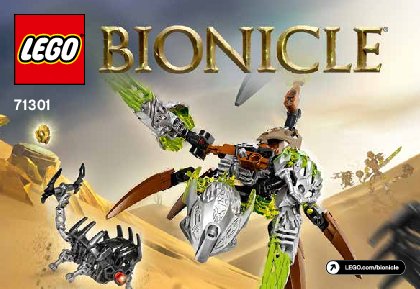 Bauanleitungen LEGO - BIONICLE - 71301 - Ketar Kreatur des Steins: Page 1