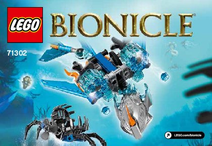 Bauanleitungen LEGO - BIONICLE - 71302 - Akida Kreatur des Wassers: Page 1