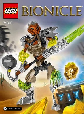 Bauanleitungen LEGO - BIONICLE - 71306 - Pohatu Vereiniger des Steins: Page 1