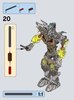 Bauanleitungen LEGO - BIONICLE - 71306 - Pohatu Vereiniger des Steins: Page 20