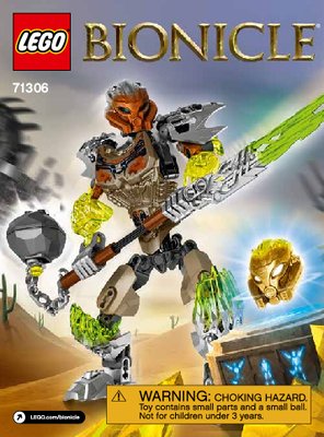 Bauanleitungen LEGO - BIONICLE - 71306 - Pohatu Vereiniger des Steins: Page 1