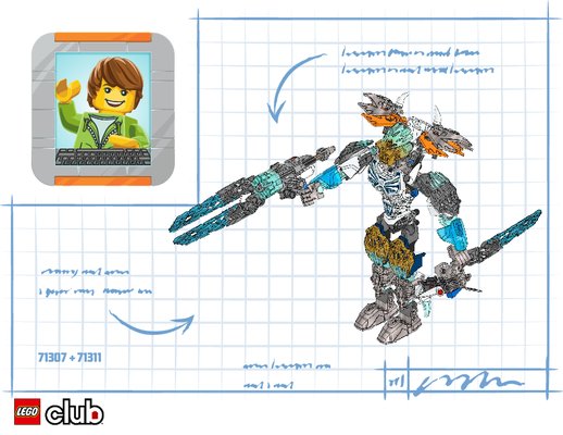 Bauanleitungen LEGO - BIONICLE - 71307 - Gali Vereiniger des Wassers: Page 1