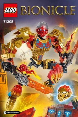 Bauanleitungen LEGO - BIONICLE - 71308 - Tahu Vereiniger des Feuers: Page 1