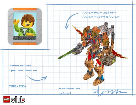 Bauanleitungen LEGO - BIONICLE - 71308 - Tahu Vereiniger des Feuers: Page 1