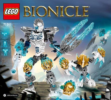 Bauanleitungen LEGO - BIONICLE - 71311 - Kopaka und Melum – Kombi-Set: Page 1