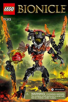 Bauanleitungen LEGO - BIONICLE - 71313 - Lava-Ungeheuer: Page 1