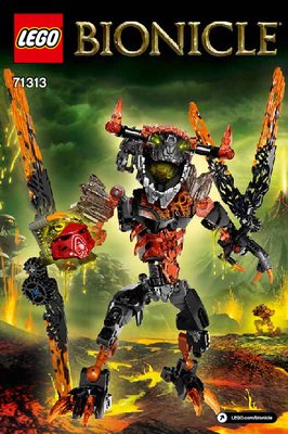 Bauanleitungen LEGO - BIONICLE - 71313 - Lava-Ungeheuer: Page 1