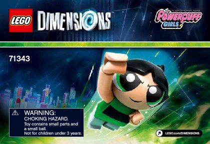 Bauanleitungen LEGO - DIMENSIONS - 71343 - The Powerpuff Girls™ Fun-Pack: Page 1