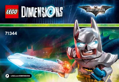 Bauanleitungen LEGO - DIMENSIONS - 71344 - Excalibur Batman™-Spaß-Paket: Page 1