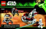 Bauanleitungen LEGO - Star Wars - 75000 - Clone Troopers™ vs. Droïdekas™: Page 1