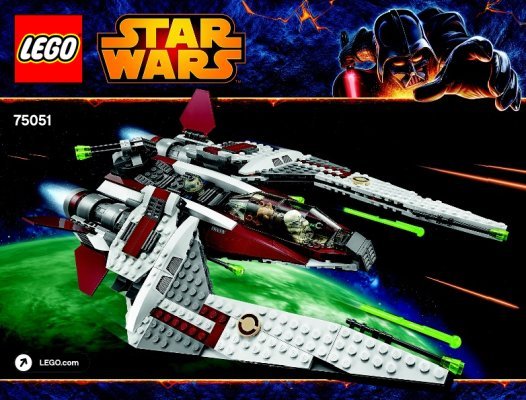 Bauanleitungen LEGO - Star Wars - 75051 - Jedi™ Scout Fighter: Page 1