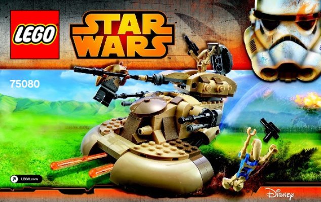 Bauanleitungen LEGO - Star Wars - 75080 - AAT™: Page 1