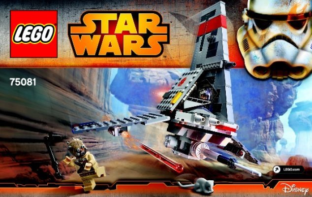 Bauanleitungen LEGO - Star Wars - 75081 - T-16 Skyhopper™: Page 1