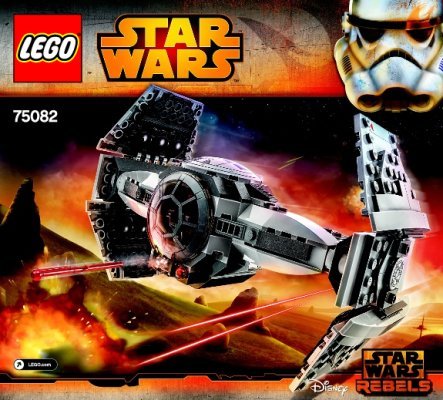 Bauanleitungen LEGO - Star Wars - 75082 - TIE Advanced Prototype™: Page 1