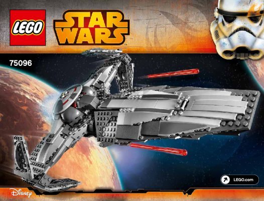 Bauanleitungen LEGO - Star Wars - 75096 - Sith Infiltrator™: Page 1