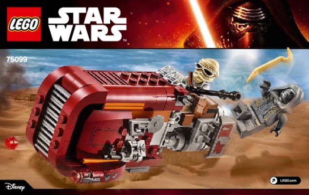 Bauanleitungen LEGO - Star Wars - 75099 - Rey's Speeder™: Page 1