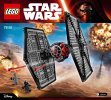 Bauanleitungen LEGO - Star Wars - 75101 - First Order Special Forces TIE Fighter™: Page 1