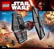 Bauanleitungen LEGO - Star Wars - 75101 - First Order Special Forces TIE Fighter™: Page 1