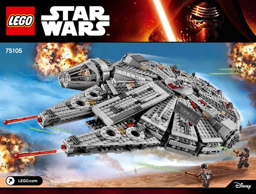 Bauanleitungen LEGO - Star Wars - 75105 - Millennium Falcon™: Page 1