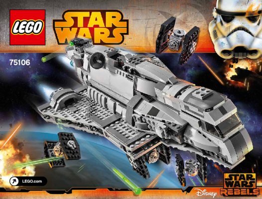 Bauanleitungen LEGO - Star Wars - 75106 - Imperial Assault Carrier™: Page 1