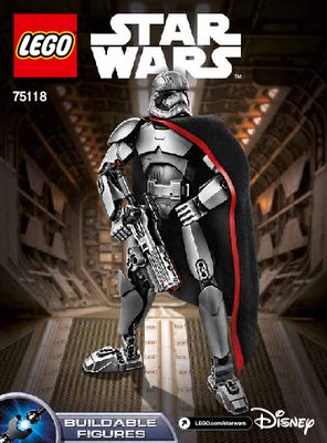 Bauanleitungen LEGO - Star Wars - 75118 - Captain Phasma™: Page 1