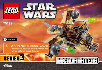 Bauanleitungen LEGO - Star Wars - 75129 - Wookiee™ Gunship: Page 1