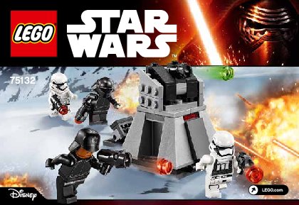 Bauanleitungen LEGO - Star Wars - 75132 - First Order Battle Pack: Page 1