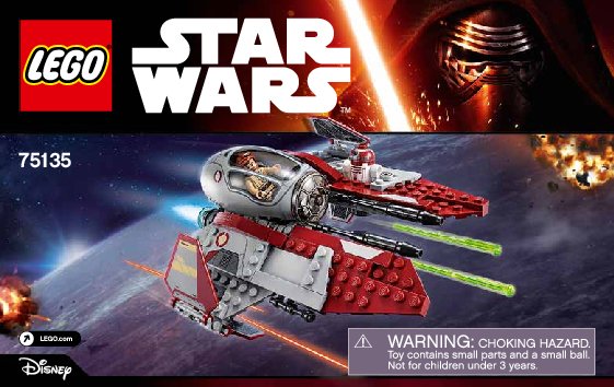 Bauanleitungen LEGO - Star Wars - 75135 - Obi-Wan’s Jedi Interceptor™: Page 1