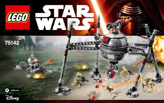 Bauanleitungen LEGO - Star Wars - 75142 - Homing Spider Droid™: Page 1