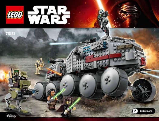 Bauanleitungen LEGO - Star Wars - 75151 - Clone Turbo Tank™: Page 1