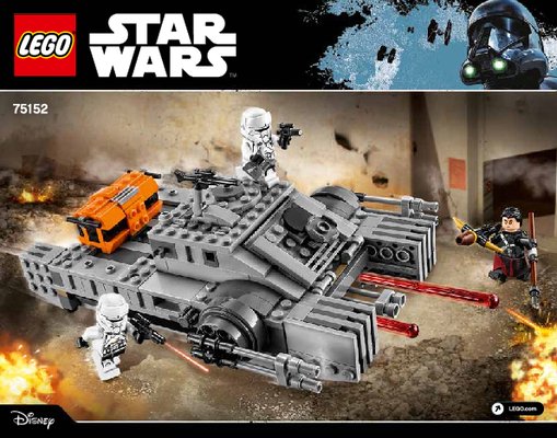 Bauanleitungen LEGO - Star Wars - 75152 - Imperial Assault Hovertank™: Page 1