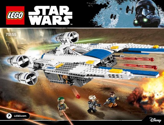 Bauanleitungen LEGO - Star Wars - 75155 - Rebel U-Wing Fighter™: Page 1