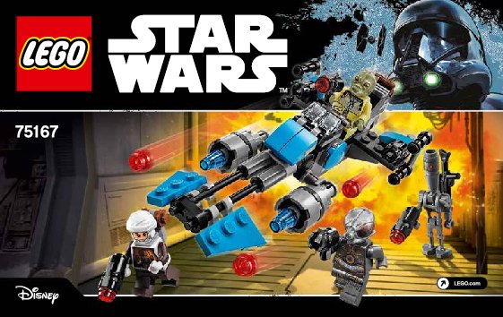 Bauanleitungen LEGO - Star Wars - 75167 - Bounty Hunter Speeder Bike™ Battle Pack: Page 1