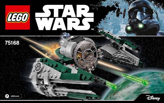 Bauanleitungen LEGO - Star Wars - 75168 - Yoda's Jedi Starfighter™: Page 1