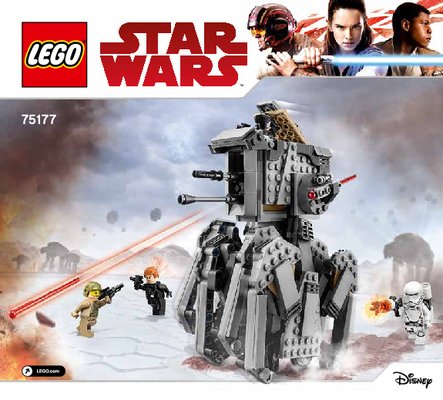 Bauanleitungen LEGO - Star Wars - 75177 - First Order Heavy Scout Walker™: Page 1