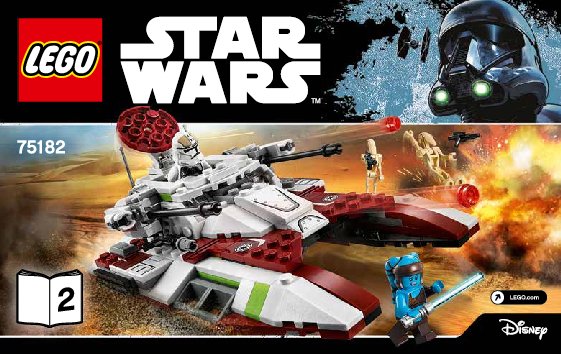 Bauanleitungen LEGO - Star Wars - 75182 - Republic Fighter Tank™: Page 1