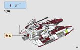 Bauanleitungen LEGO - Star Wars - 75182 - Republic Fighter Tank™: Page 43