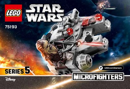 Bauanleitungen LEGO - 75193 - Millennium Falcon™ Microfighter: Page 1