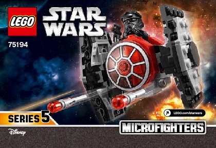 Bauanleitungen LEGO - 75194 - First Order TIE Fighter™ Microfighter: Page 1