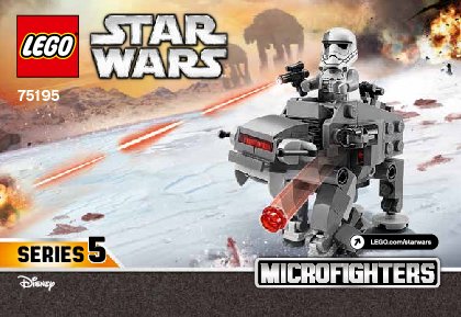 Bauanleitungen LEGO - 75195 - Ski Speeder™ vs. First Order Walker™ Mic: Page 1