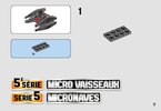 Bauanleitungen LEGO - 75196 - A-Wing™ vs. TIE Silencer™ Microfighters: Page 3