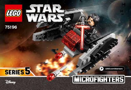 Bauanleitungen LEGO - 75196 - A-Wing™ vs. TIE Silencer™ Microfighters: Page 1