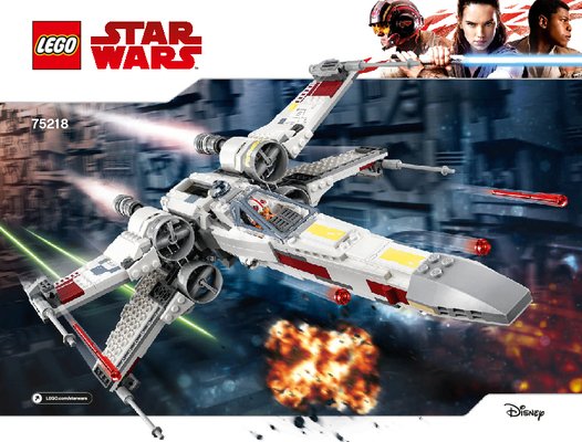 Bauanleitungen LEGO - 75218 - X-Wing Starfighter™: Page 1