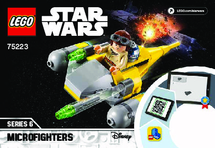 Bauanleitungen LEGO - 75223 - Naboo Starfighter™ Microfighter: Page 1