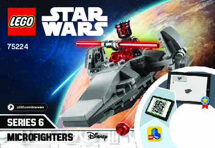 Bauanleitungen LEGO - 75224 - Sith Infiltrator™ Microfighter: Page 1