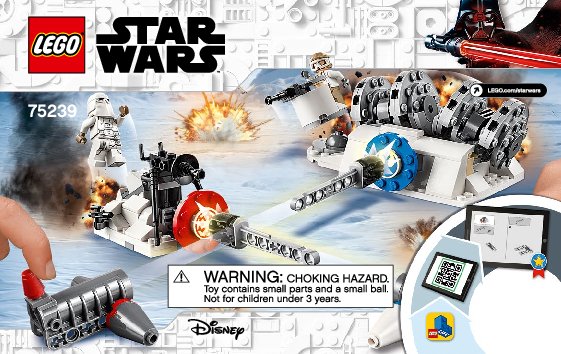 Bauanleitungen LEGO - 75239 - Action Battle Hoth™ Generator Attack: Page 1